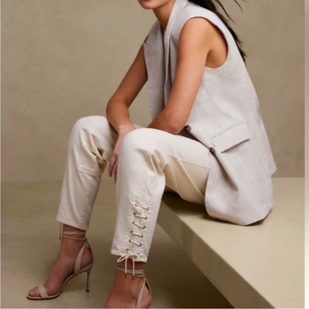 Banana Republic Cream Pants